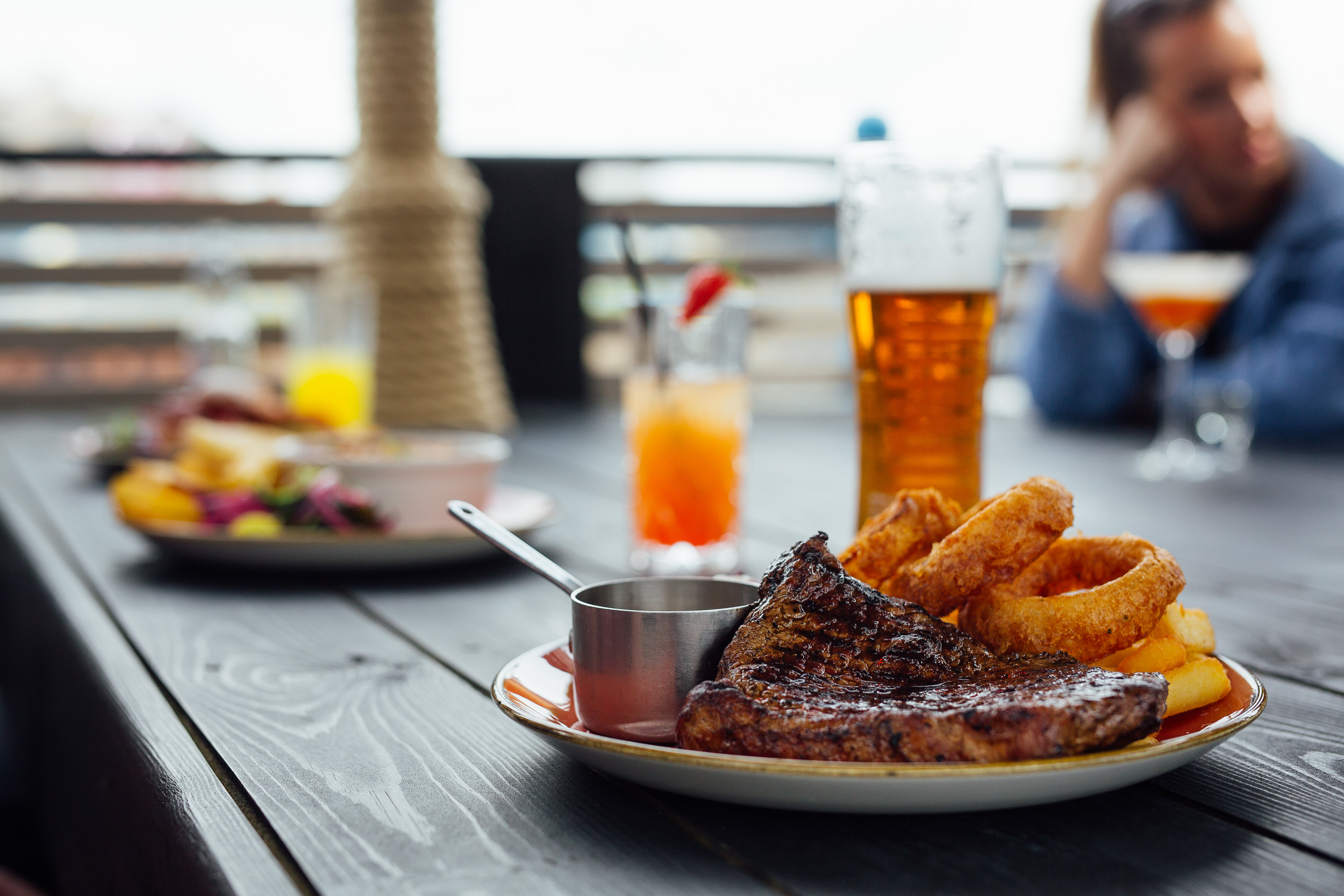 Food at COCO's Restaurant in Milford Haven