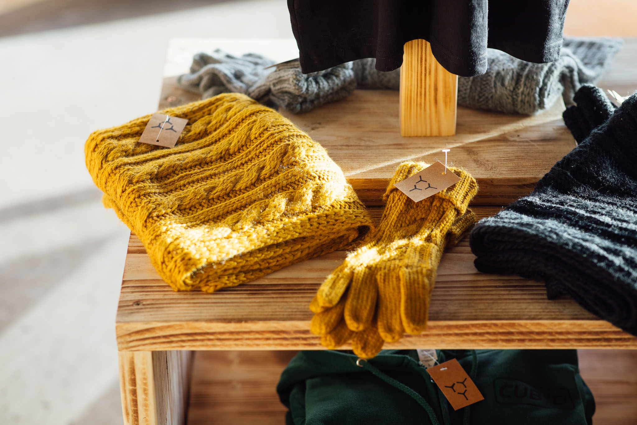 Goods for sale at CUB3D