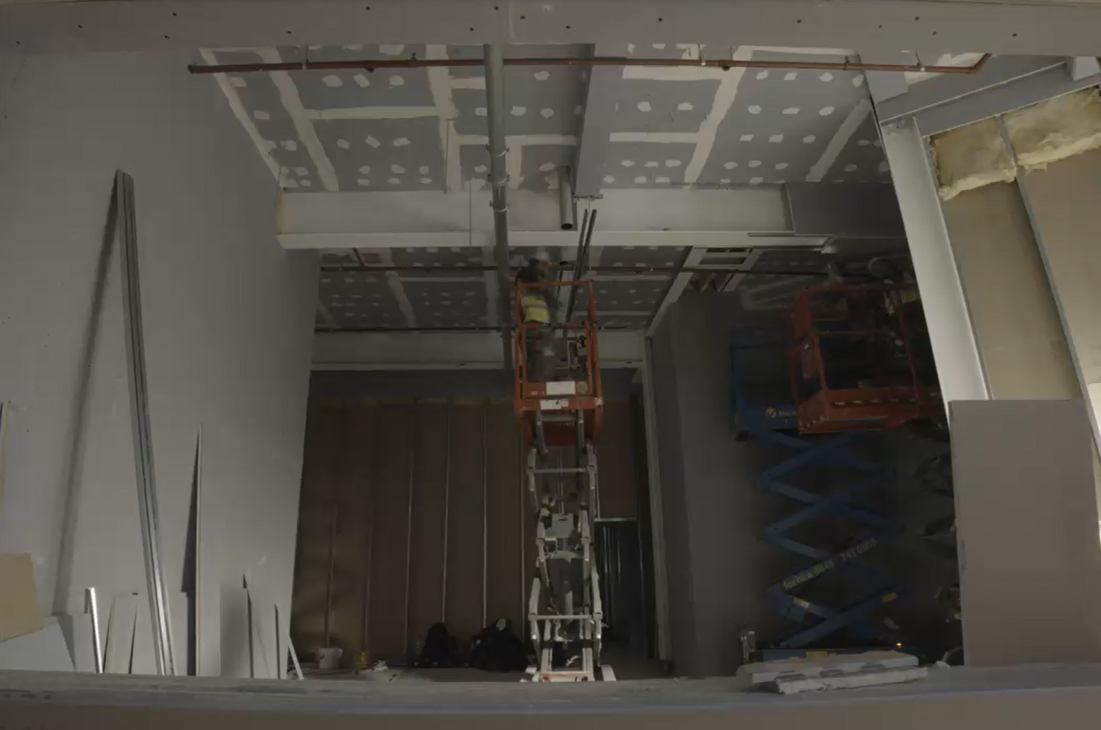 Internal works to the new hotel at Milford Waterfront