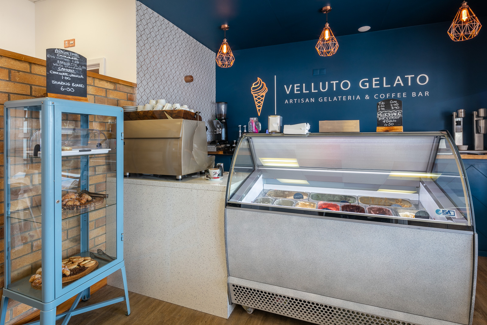 Velluto Gelato Italian Ice Cream Parlour at Milford Waterfront