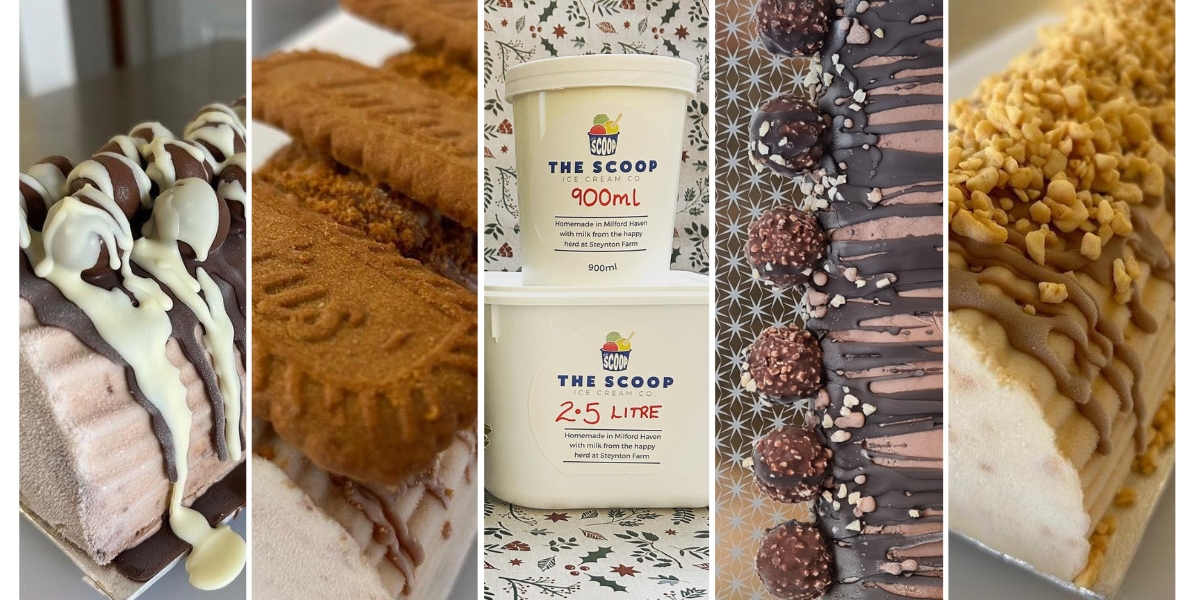 Christmas ice cream at The Scoop