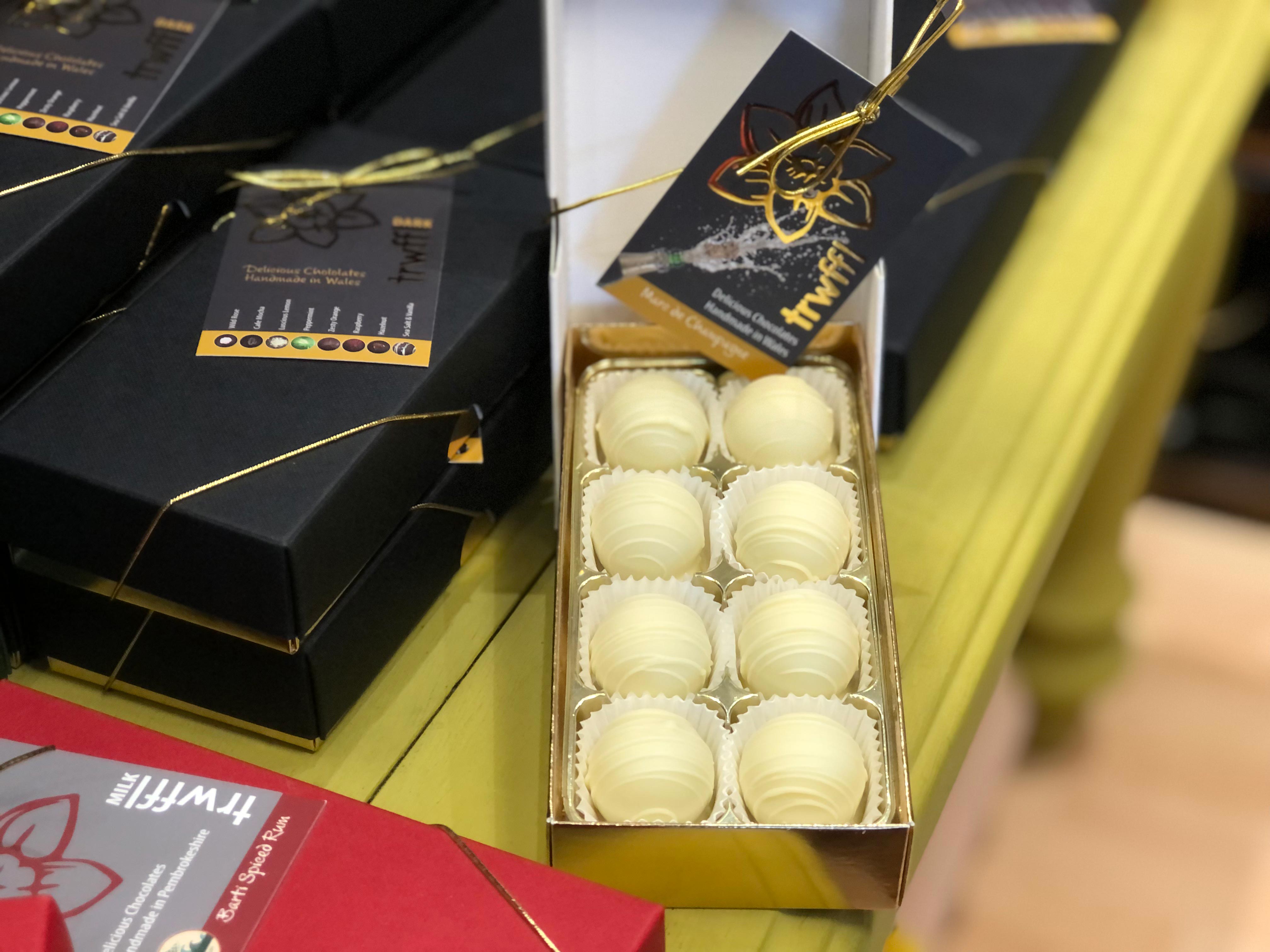 Christmas chocolates at Trwffl