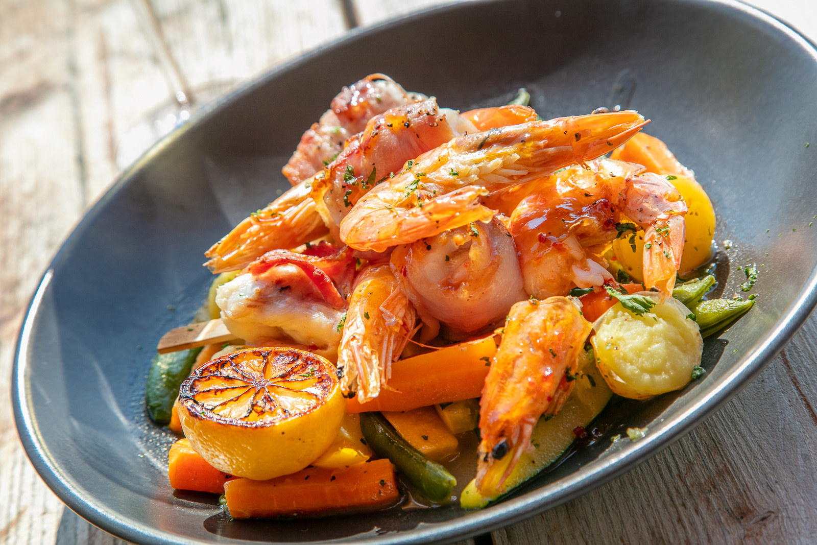 Seafood dish at Martha's Vineyard