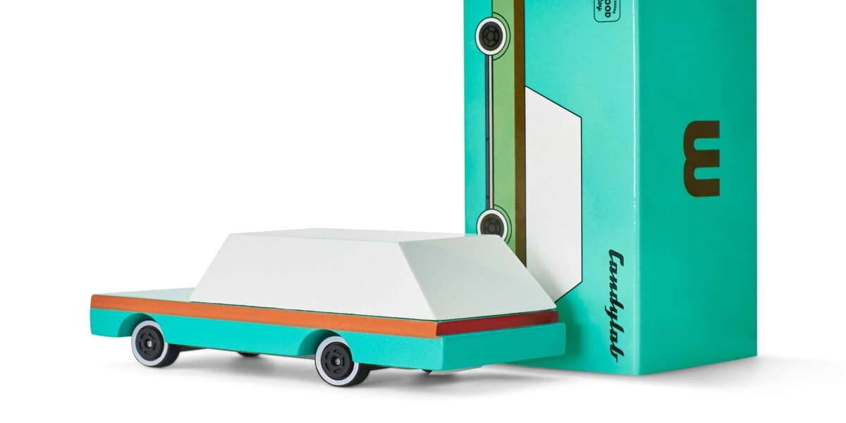 Candylab Candycar Teal Wagon
