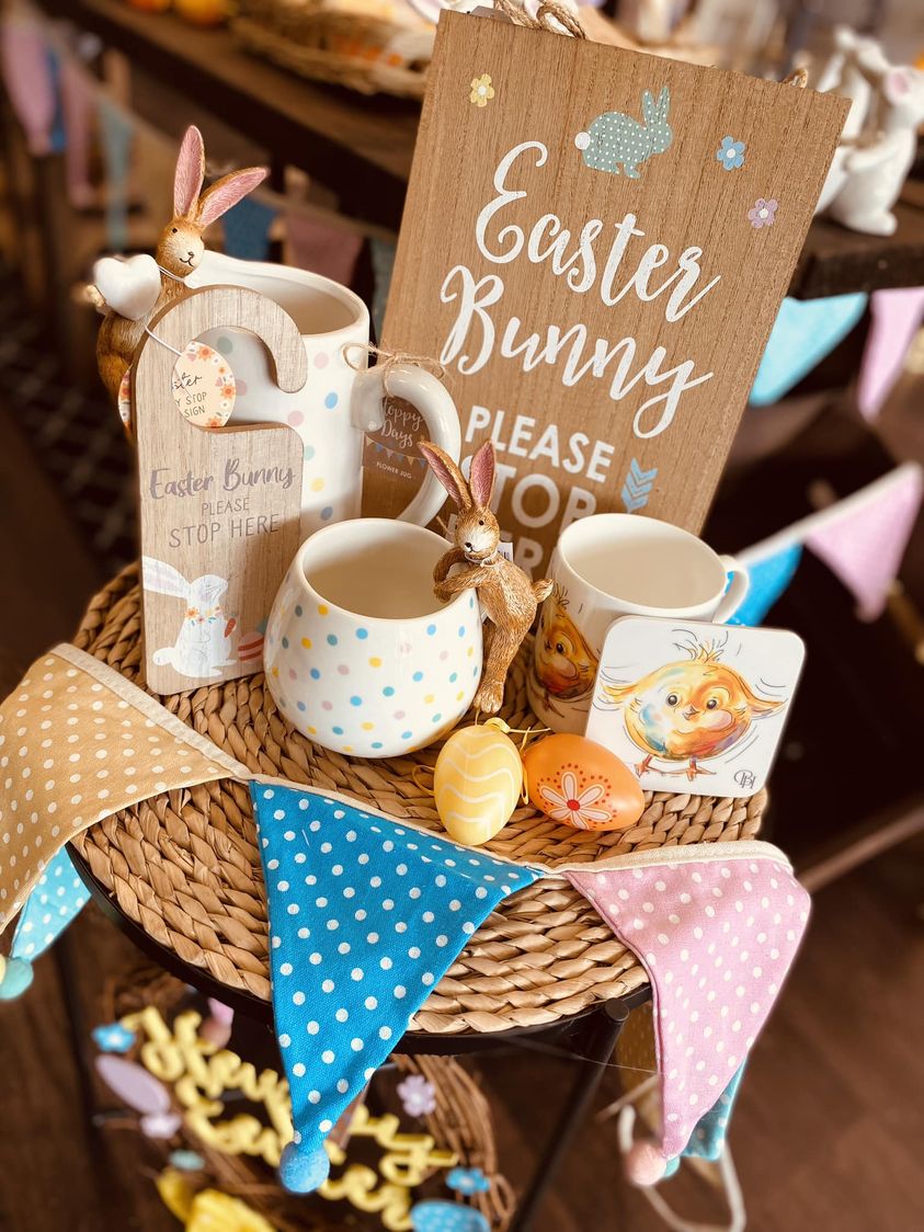 Easter decor at GiGi's Home Decor
