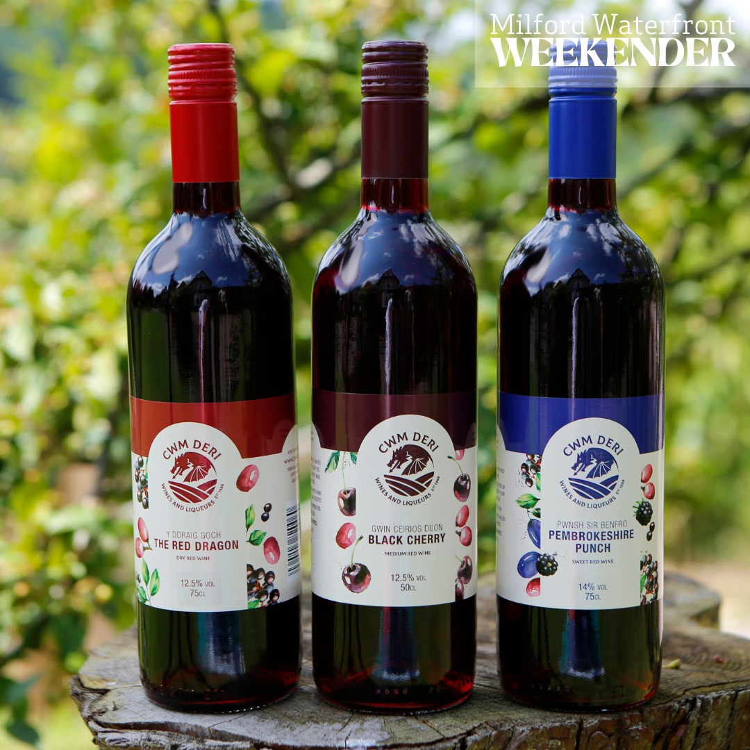 Cwm Deri Estate fruit wines and liqueurs