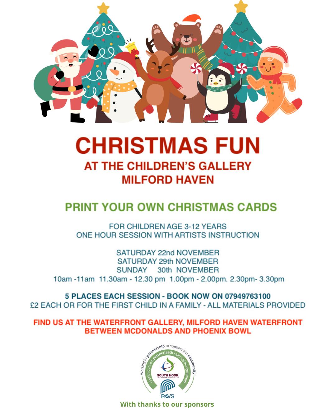 Christmas Fun at the Waterfront Children’s Gallery