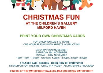 Christmas Fun at the Waterfront Children’s Gallery